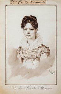 Retrato de la duquesa de Ortrante, en el Petit Album d